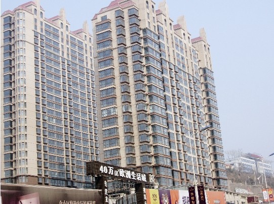 阳泉市日昱城真石漆喷涂工程